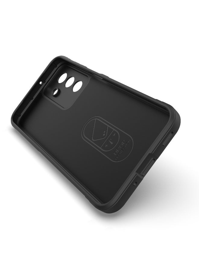 Phantom Shield Silicone Case with Anti-Scratch Soft Microfiber Lining, High Resilience Rubber Full Body Shockproof Cover Compatible with Samsung Galaxy A17 5G (Black) - Image 4
